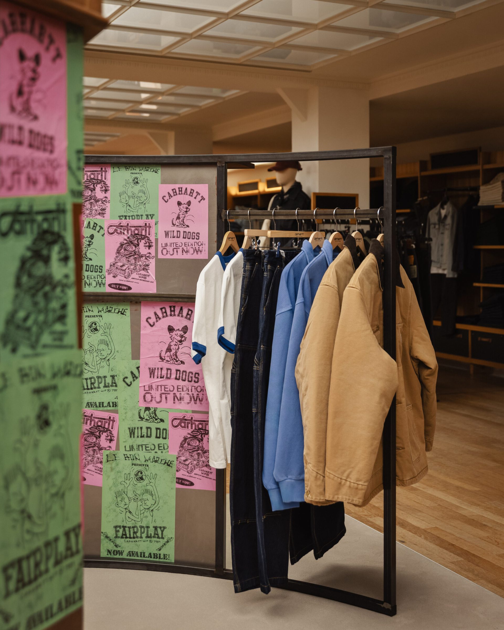 Carhartt - Le bon marché — set design and set building by LOOPPP, Pantin, Paris (image 3 of 7)